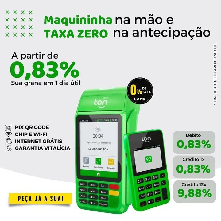 Maquininha Ton Em Codó MA - Loja Da Ton - Consultor Ton
